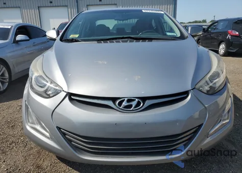 2016 Hyundai Elantra Se from USA, damaged, VIN 5NPDH4AE9GH674897